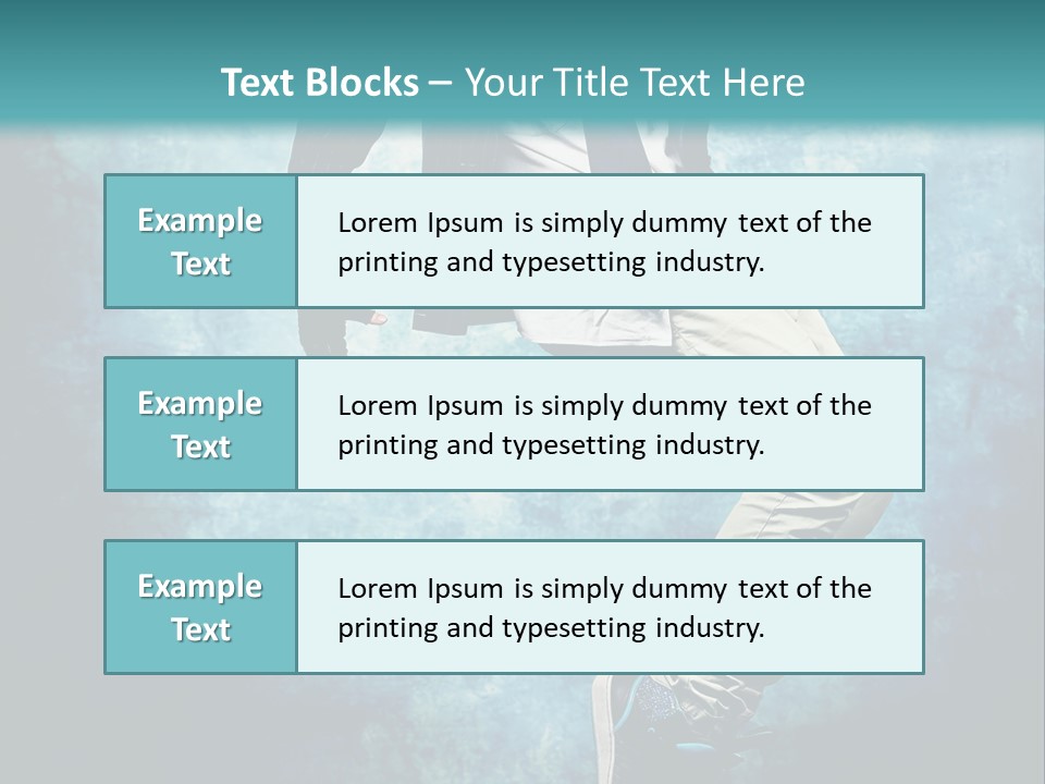 Female Professional Hip PowerPoint Template