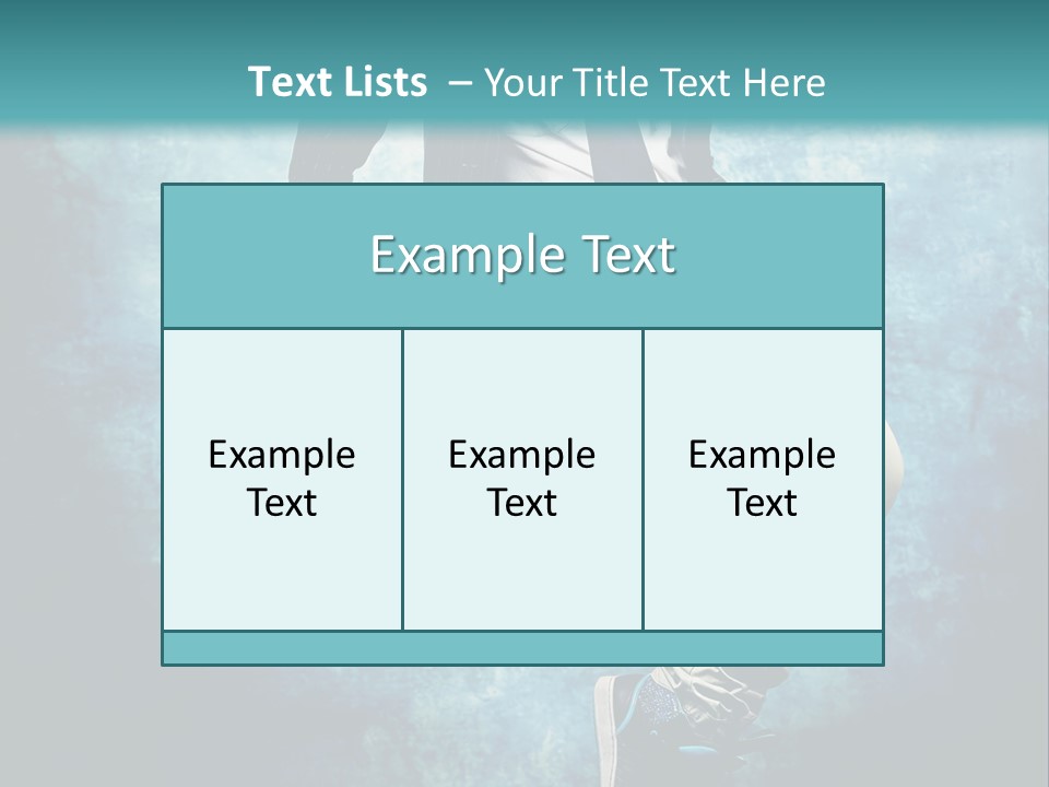 Female Professional Hip PowerPoint Template