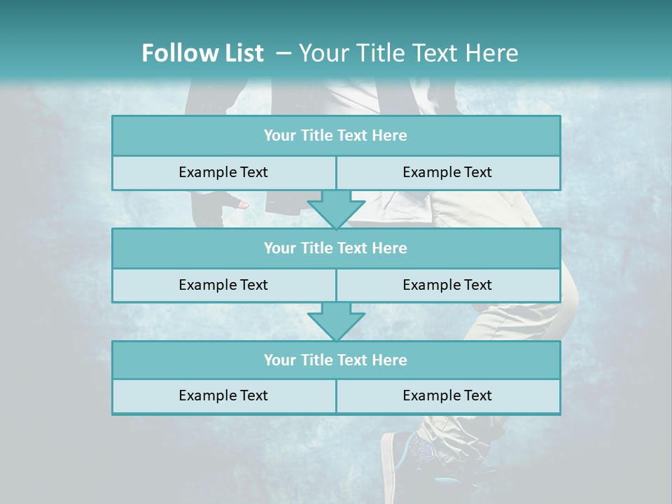 Female Professional Hip PowerPoint Template