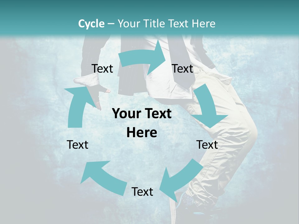 Female Professional Hip PowerPoint Template