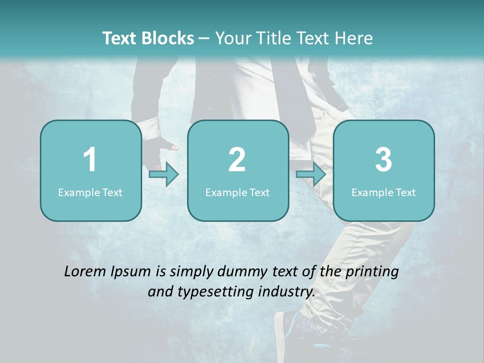 Female Professional Hip PowerPoint Template