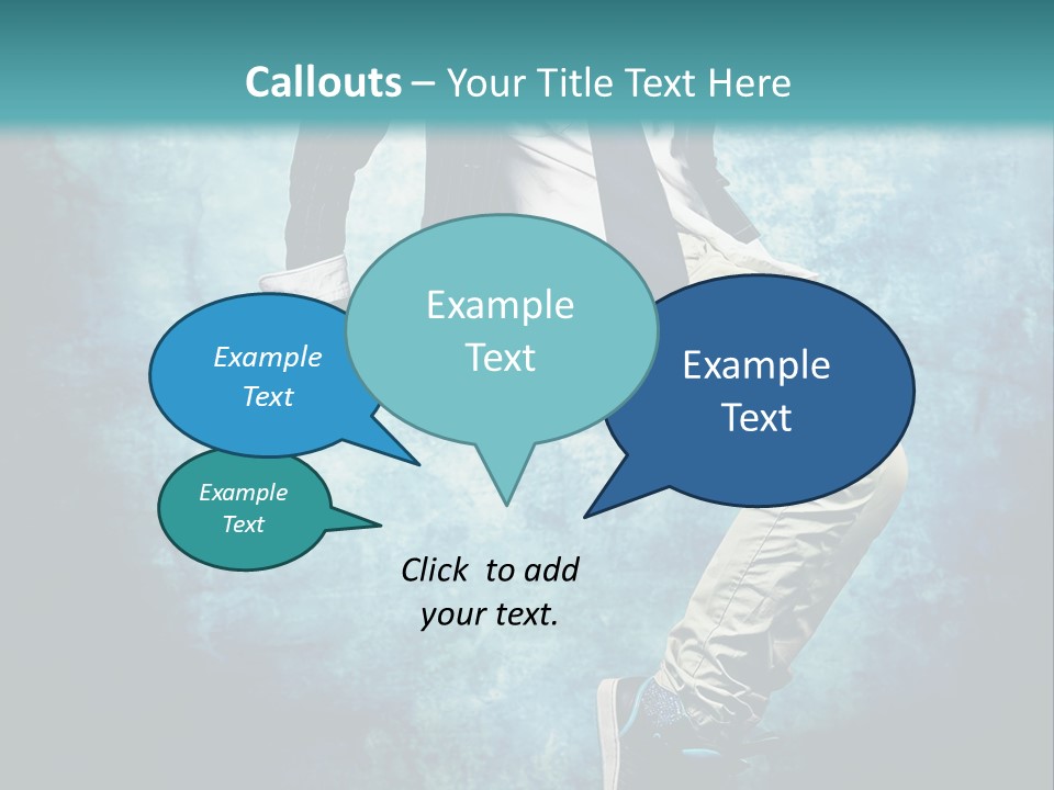 Female Professional Hip PowerPoint Template