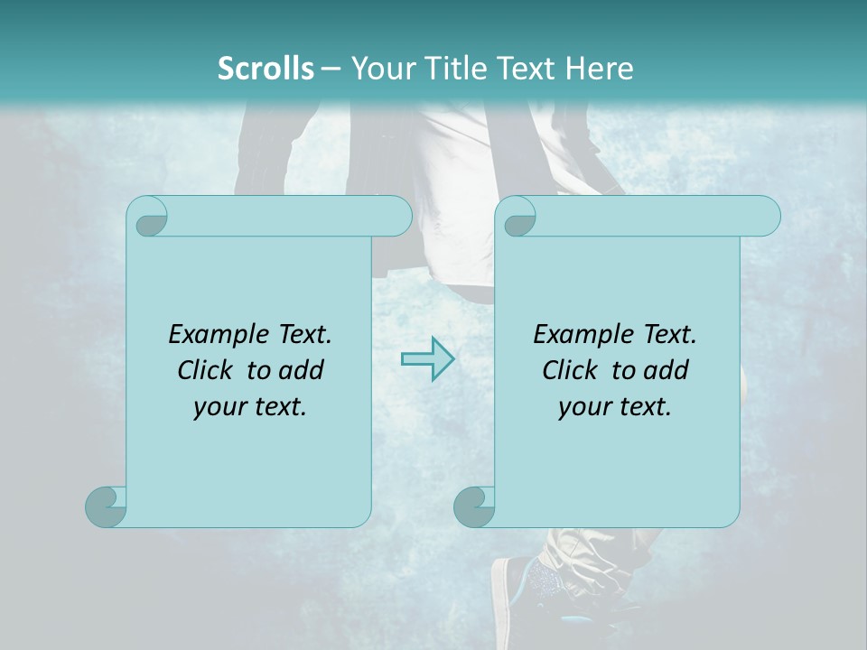 Female Professional Hip PowerPoint Template