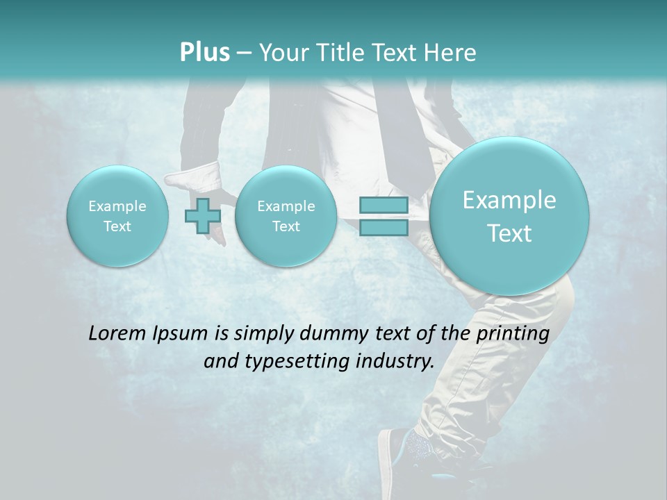 Female Professional Hip PowerPoint Template
