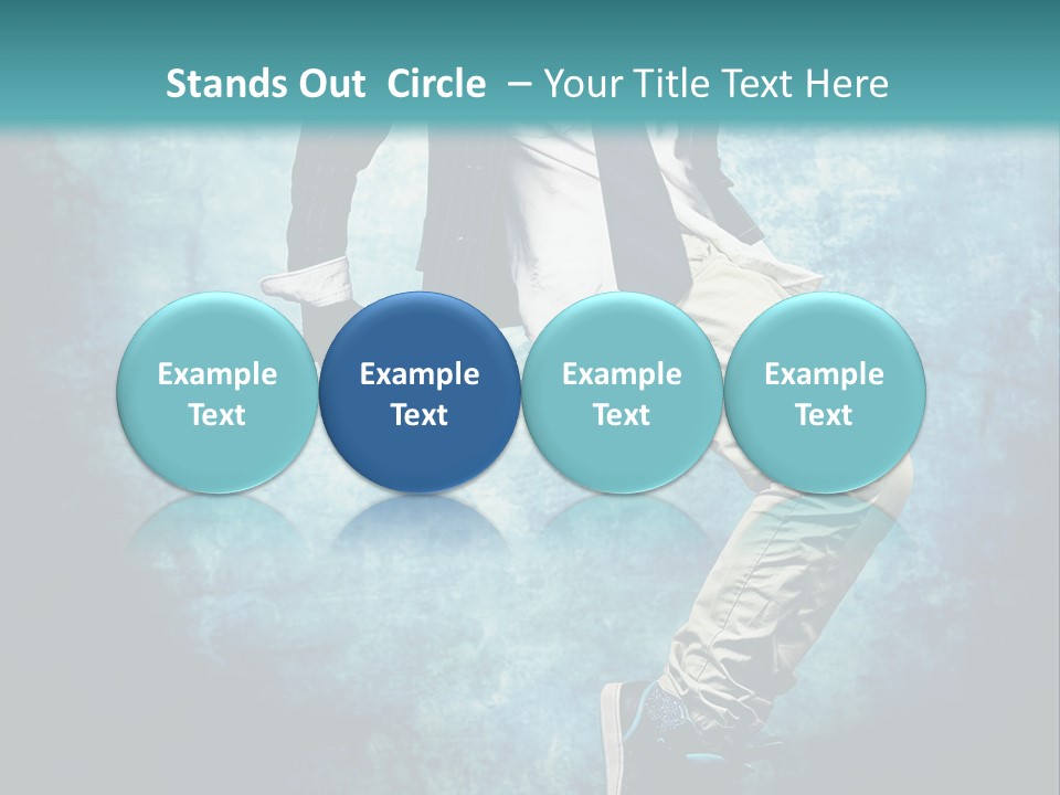 Female Professional Hip PowerPoint Template