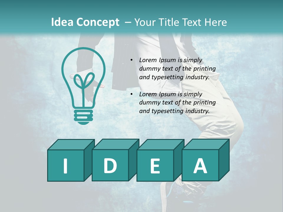 Female Professional Hip PowerPoint Template