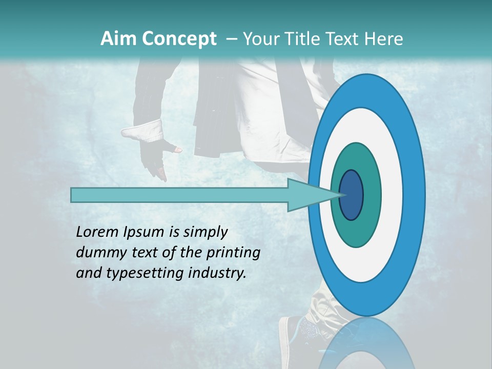 Female Professional Hip PowerPoint Template