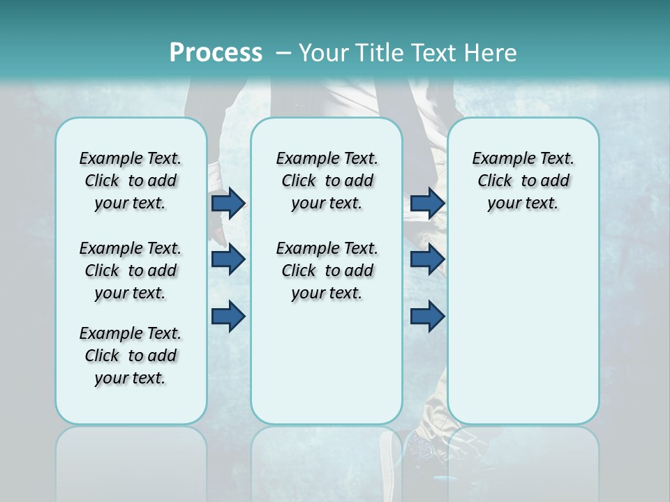 Female Professional Hip PowerPoint Template