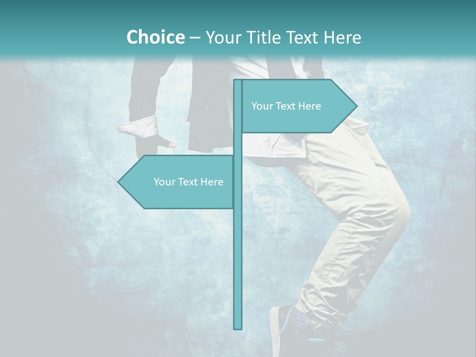 Female Professional Hip PowerPoint Template