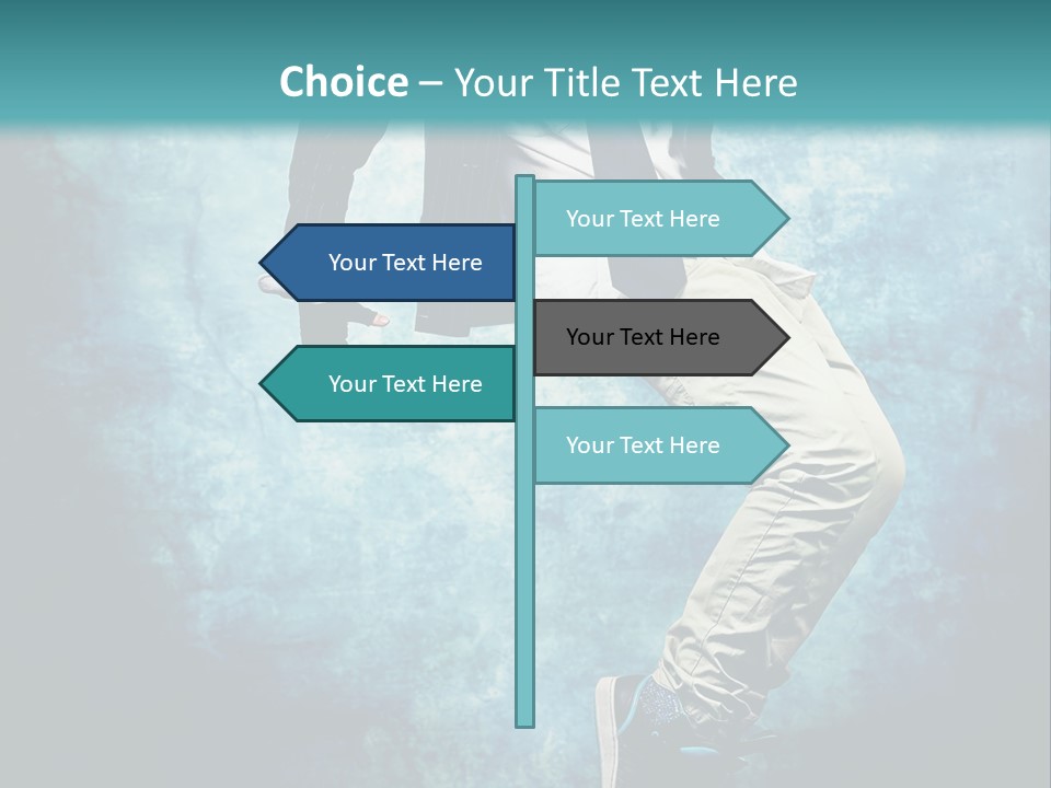 Female Professional Hip PowerPoint Template