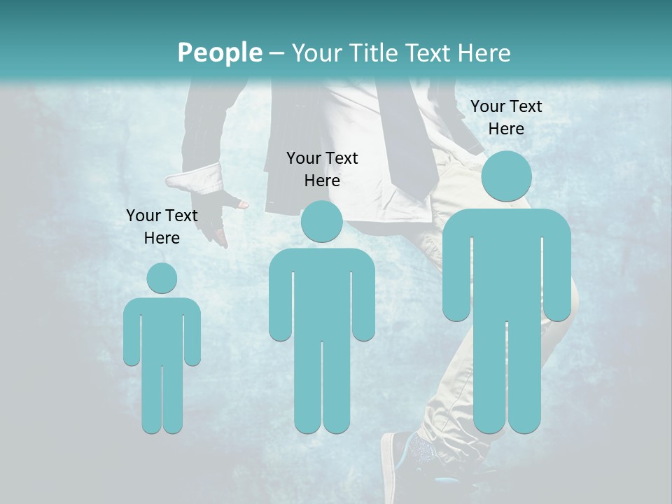 Female Professional Hip PowerPoint Template