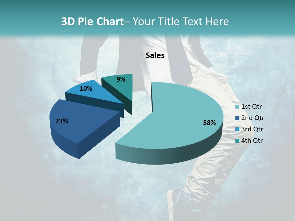 Female Professional Hip PowerPoint Template