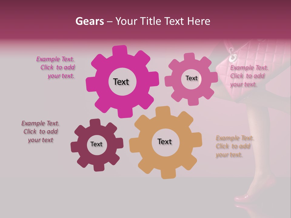 Person Background Model PowerPoint Template