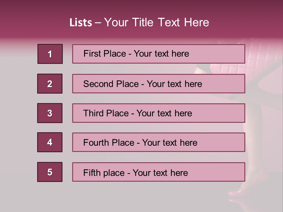 Person Background Model PowerPoint Template