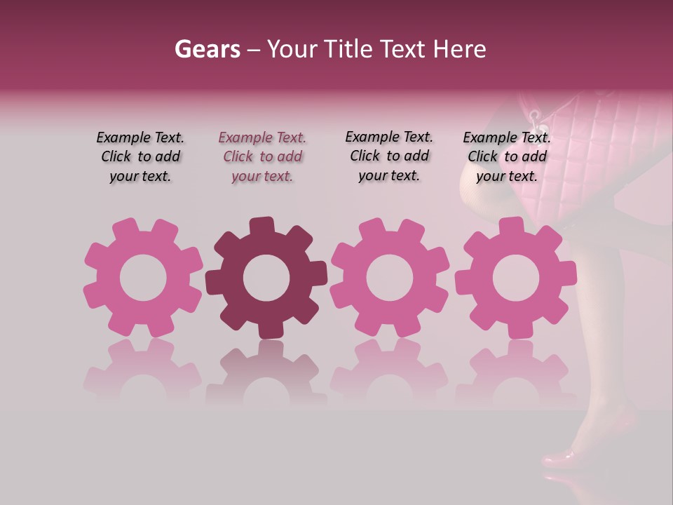 Person Background Model PowerPoint Template