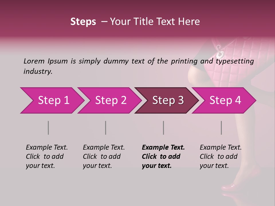 Person Background Model PowerPoint Template