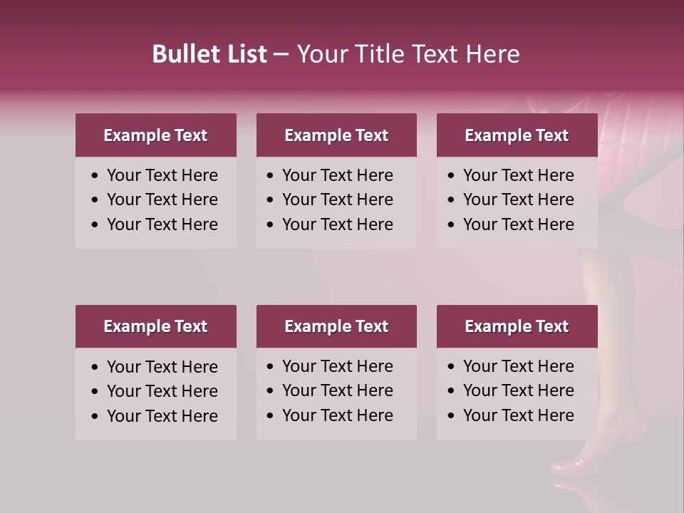 Person Background Model PowerPoint Template