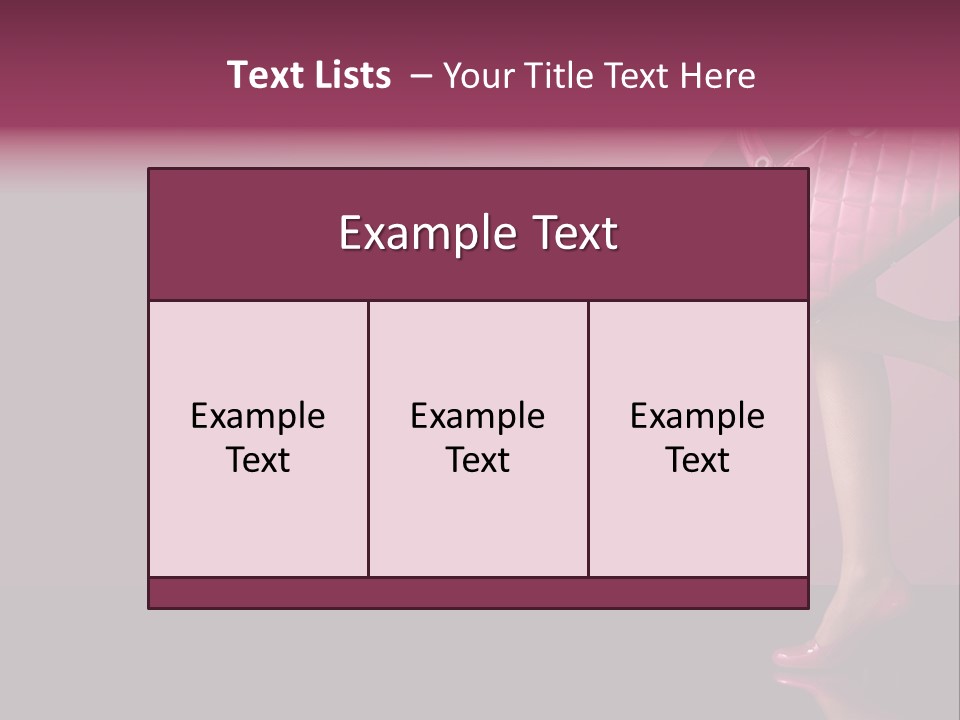 Person Background Model PowerPoint Template