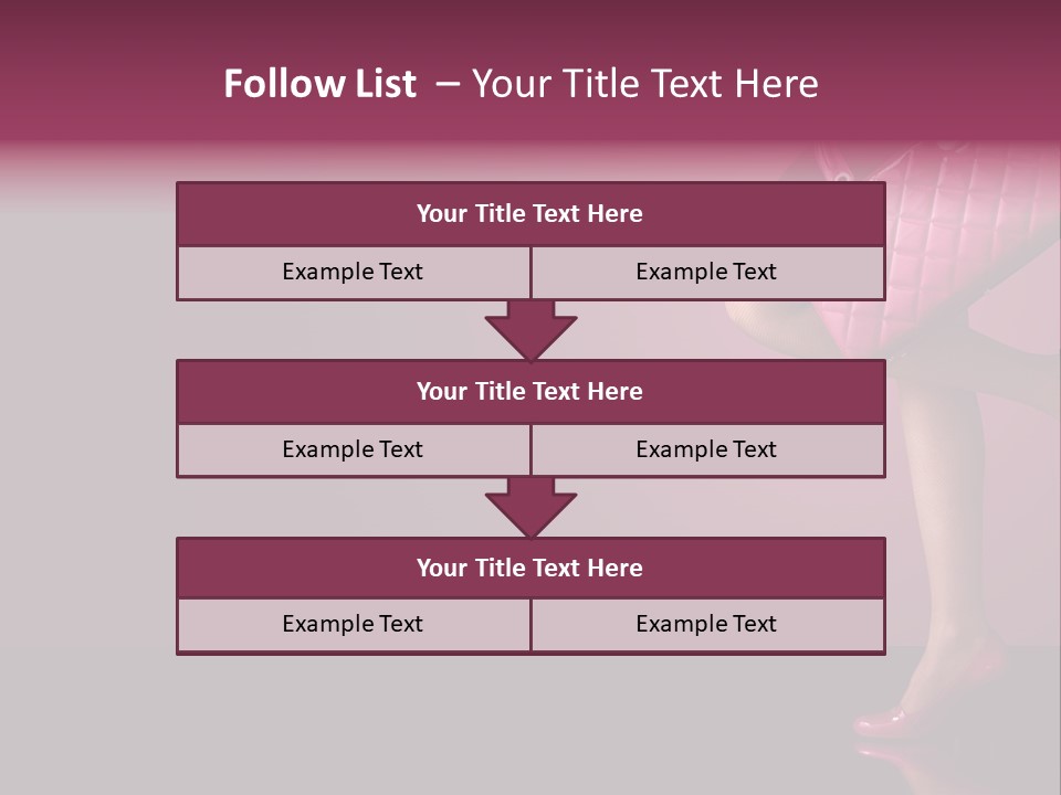 Person Background Model PowerPoint Template