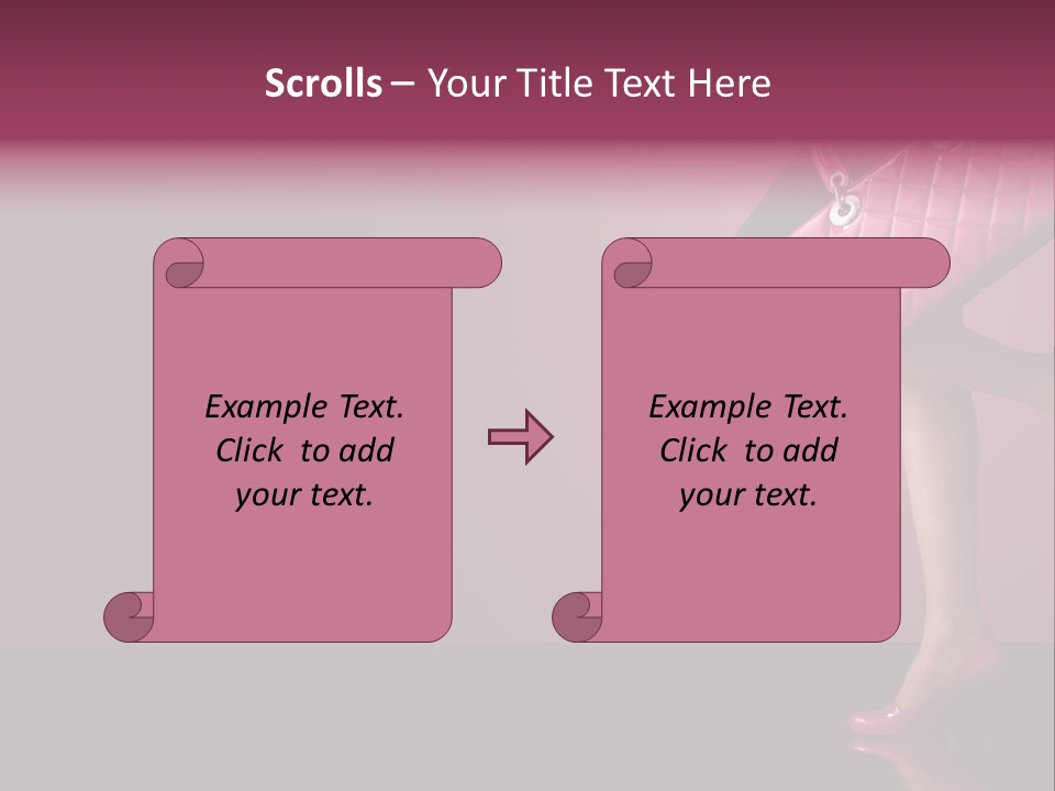 Person Background Model PowerPoint Template