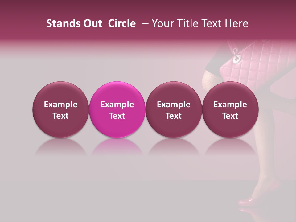 Person Background Model PowerPoint Template