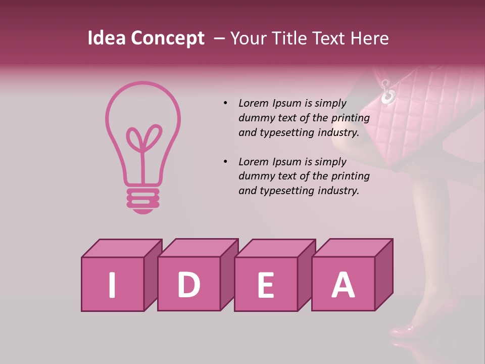 Person Background Model PowerPoint Template