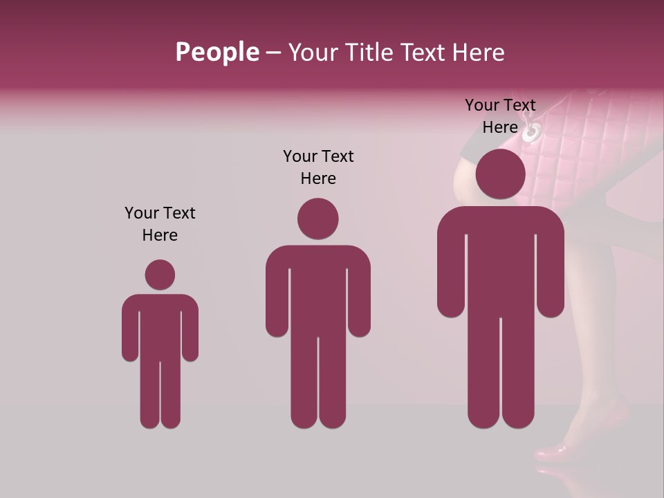 Person Background Model PowerPoint Template