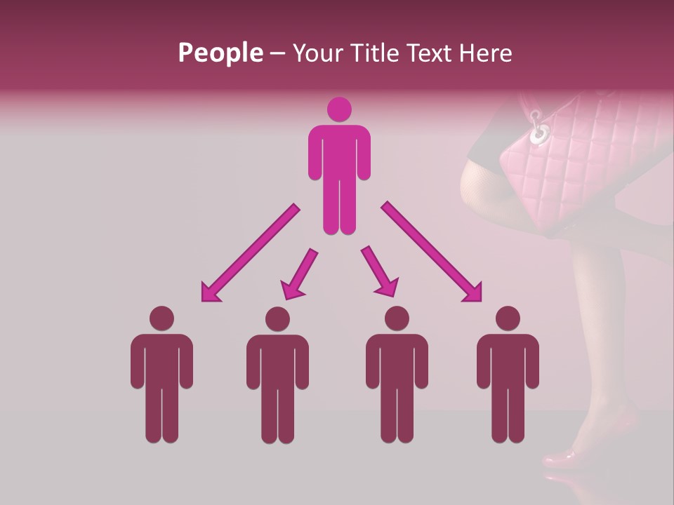 Person Background Model PowerPoint Template