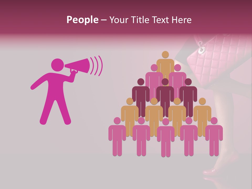 Person Background Model PowerPoint Template