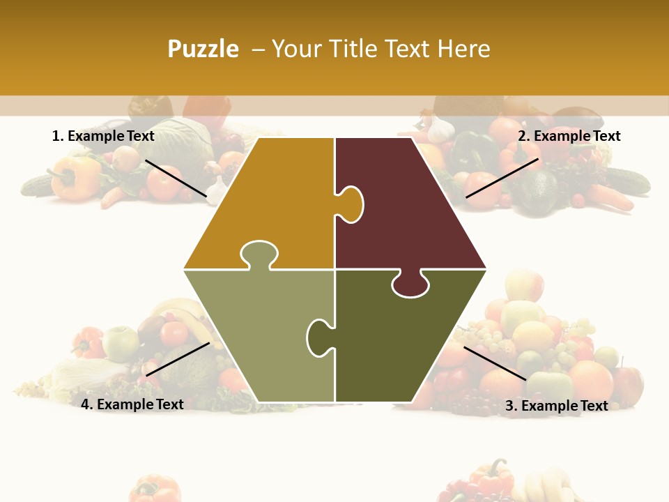 Vegetable Plum Diet PowerPoint Template