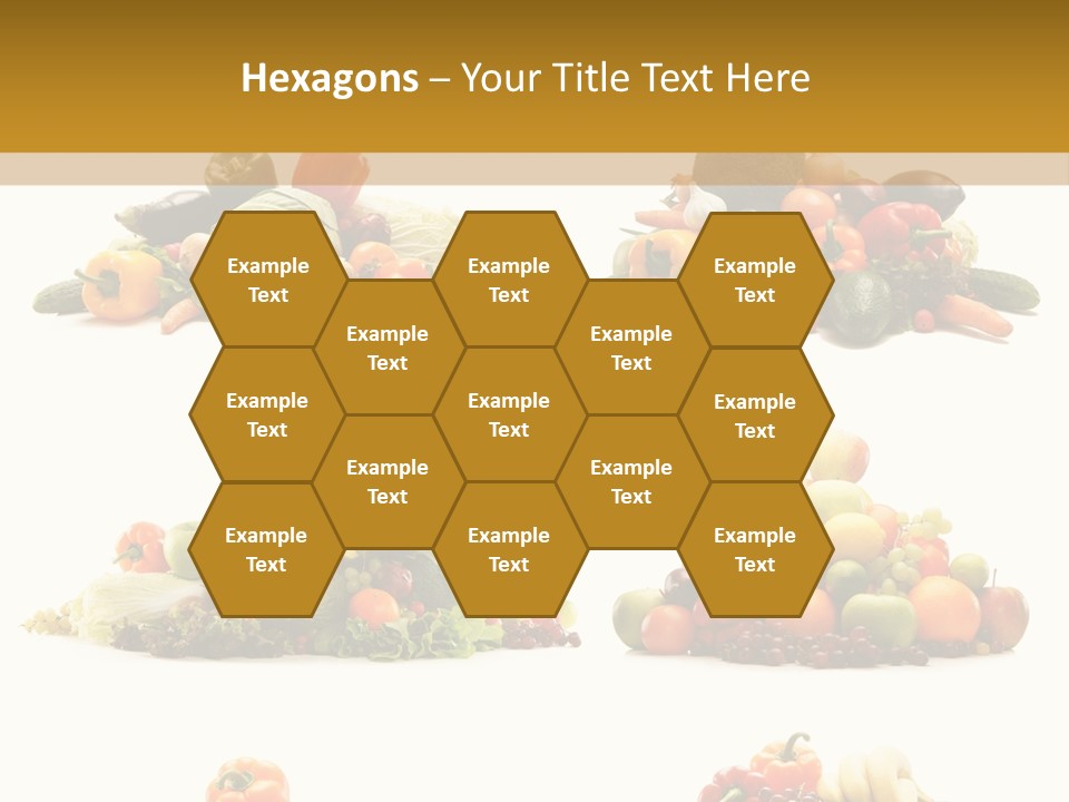 Vegetable Plum Diet PowerPoint Template