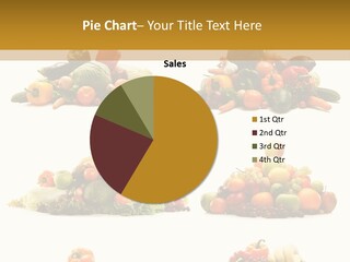 Vegetable Plum Diet PowerPoint Template