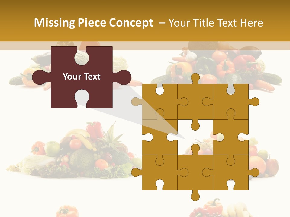 Vegetable Plum Diet PowerPoint Template