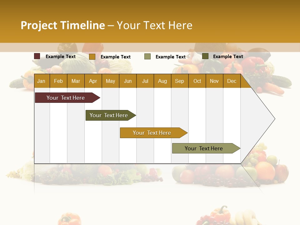 Vegetable Plum Diet PowerPoint Template