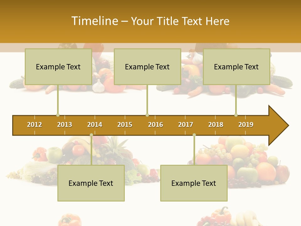 Vegetable Plum Diet PowerPoint Template