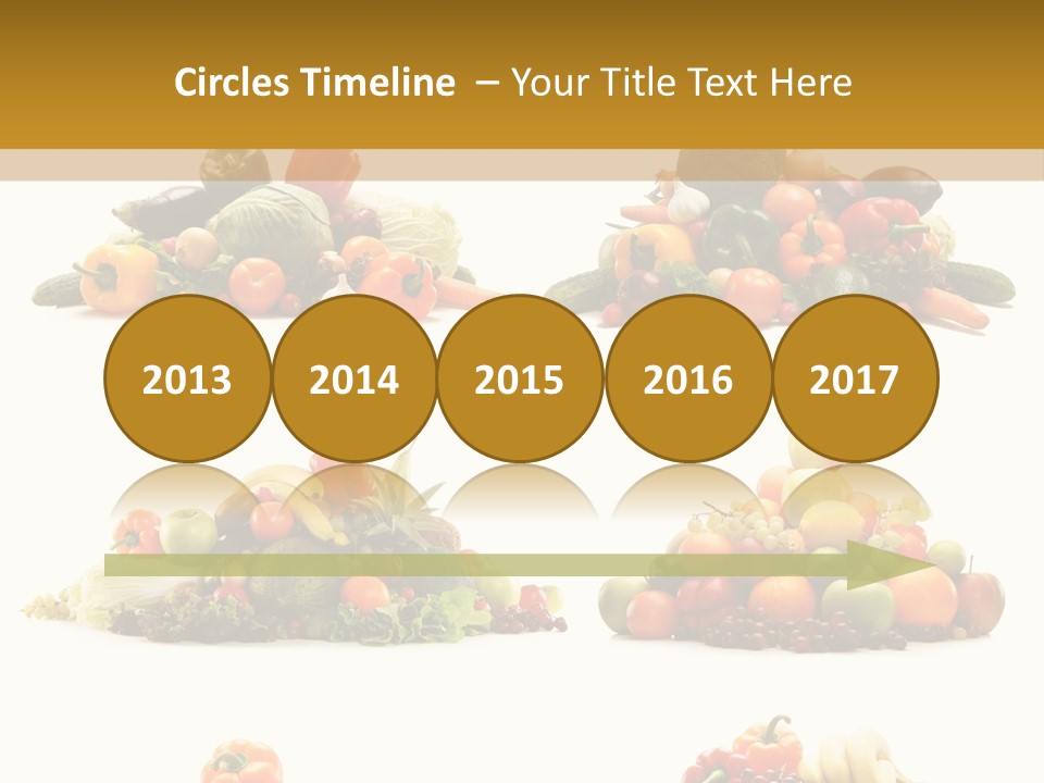 Vegetable Plum Diet PowerPoint Template