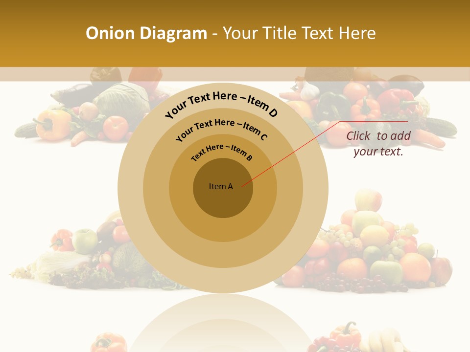Vegetable Plum Diet PowerPoint Template