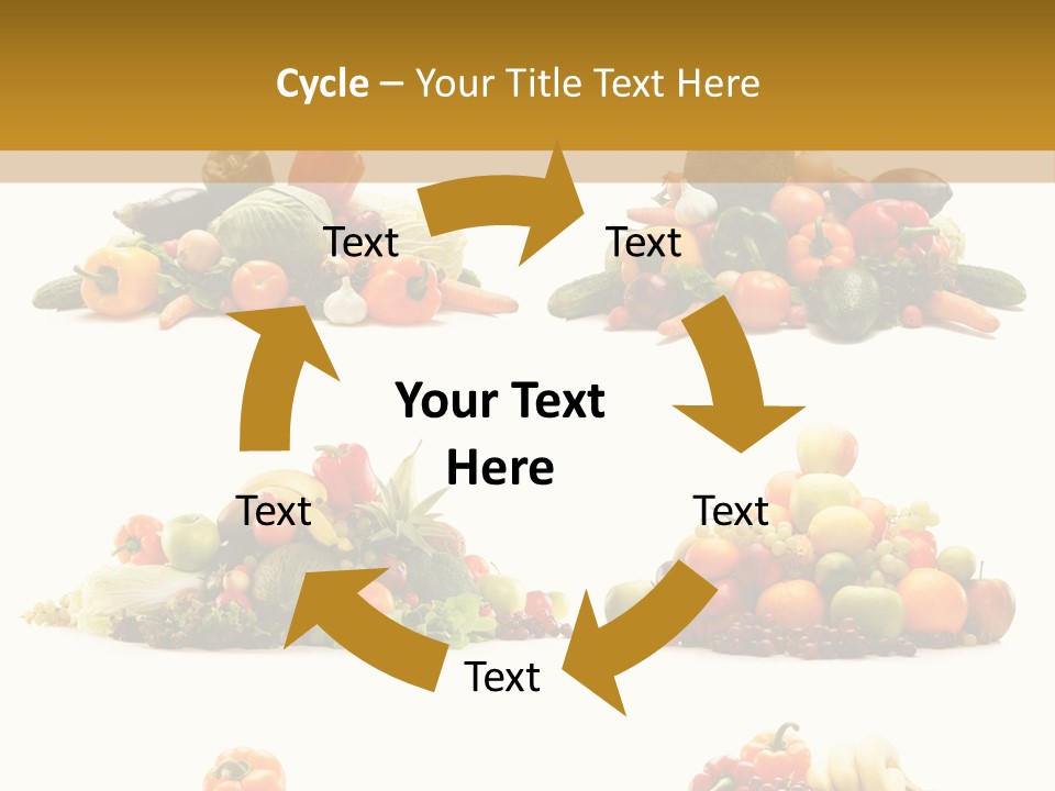 Vegetable Plum Diet PowerPoint Template