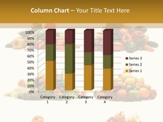 Vegetable Plum Diet PowerPoint Template