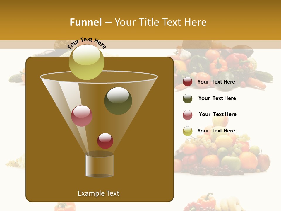 Vegetable Plum Diet PowerPoint Template