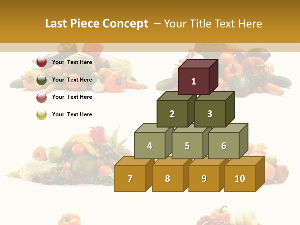 Vegetable Plum Diet PowerPoint Template