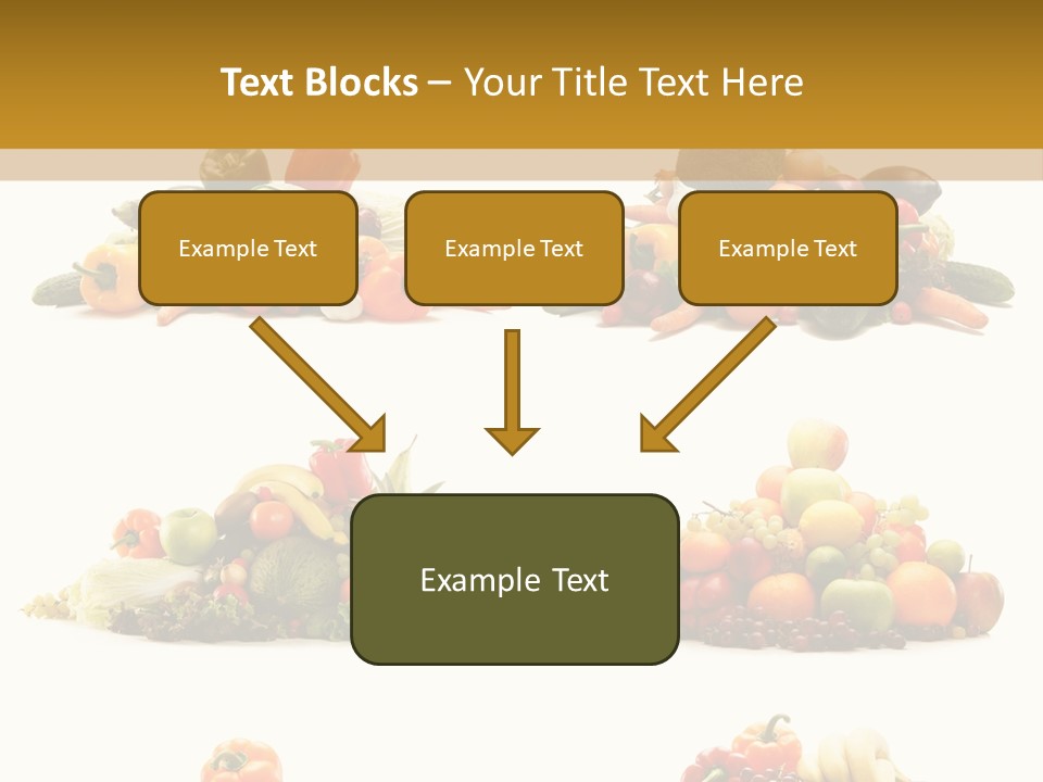 Vegetable Plum Diet PowerPoint Template