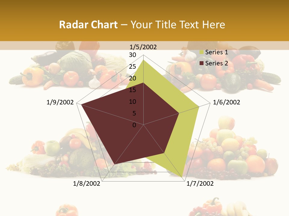Vegetable Plum Diet PowerPoint Template