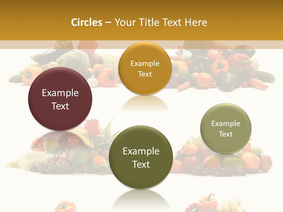 Vegetable Plum Diet PowerPoint Template