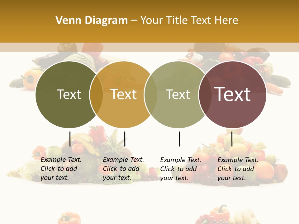 Vegetable Plum Diet PowerPoint Template