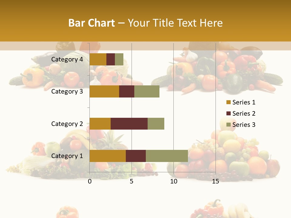 Vegetable Plum Diet PowerPoint Template