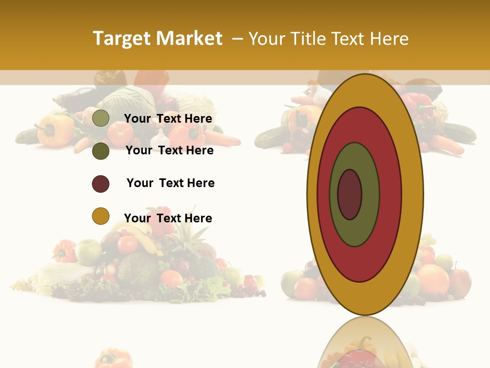 Vegetable Plum Diet PowerPoint Template