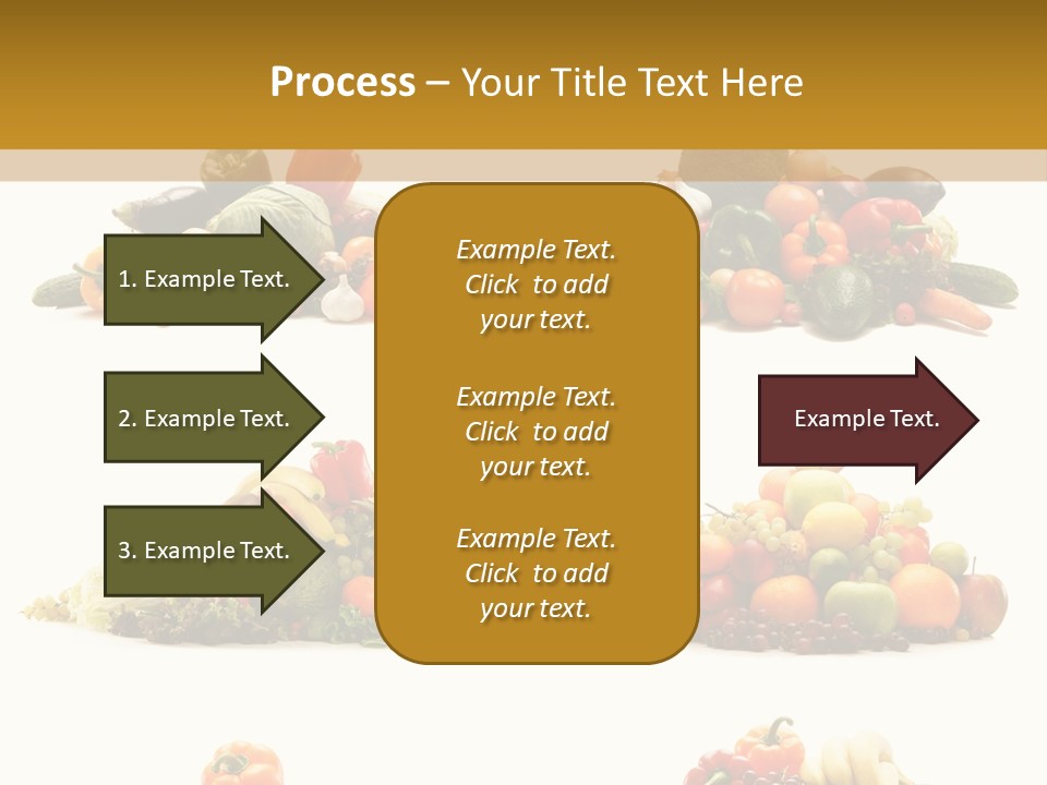 Vegetable Plum Diet PowerPoint Template