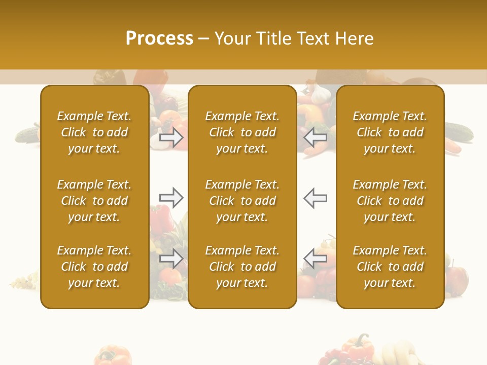 Vegetable Plum Diet PowerPoint Template