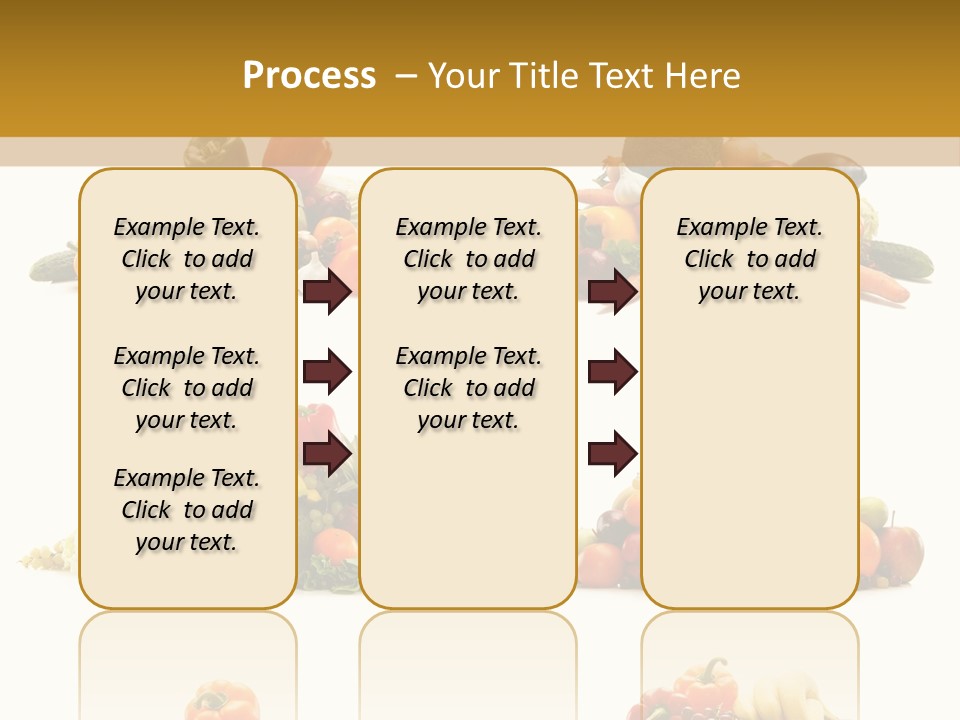 Vegetable Plum Diet PowerPoint Template